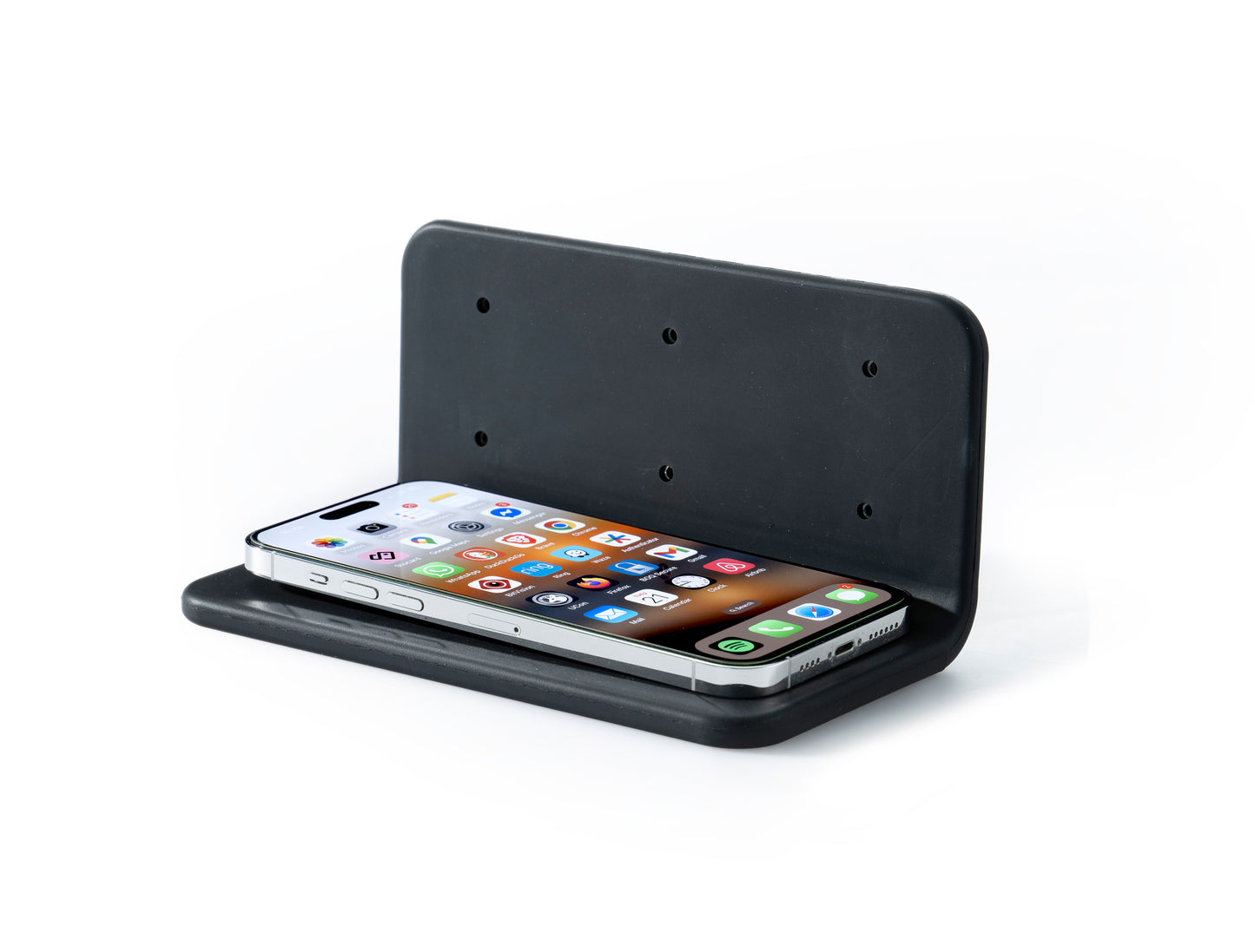 The Sleep Shield EMF protection cover for phones at nightstand