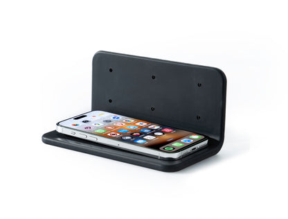 The Sleep Shield EMF protection cover for phones at nightstand