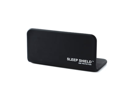 The Sleep Shield EMF protection cover for phones at nightstand
